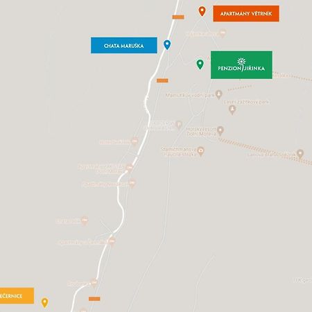 Vetrnik Depandance Hotelu Jirinka Dolní Morava Kültér fotó